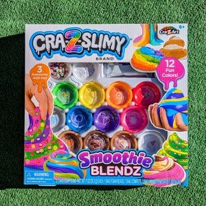 Cra-Z-Art Slimy Art & Craft Smoothie Blendz Multicolor 12 Pieces Toy Kit NIP